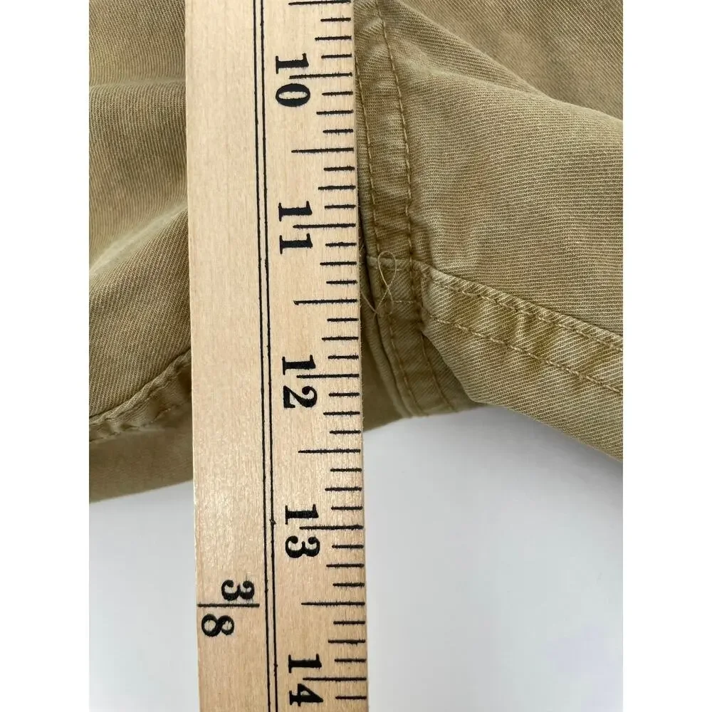 American Eagle Cargo Shorts Men’s 30 Khaki Longer Length Next Level Stretch